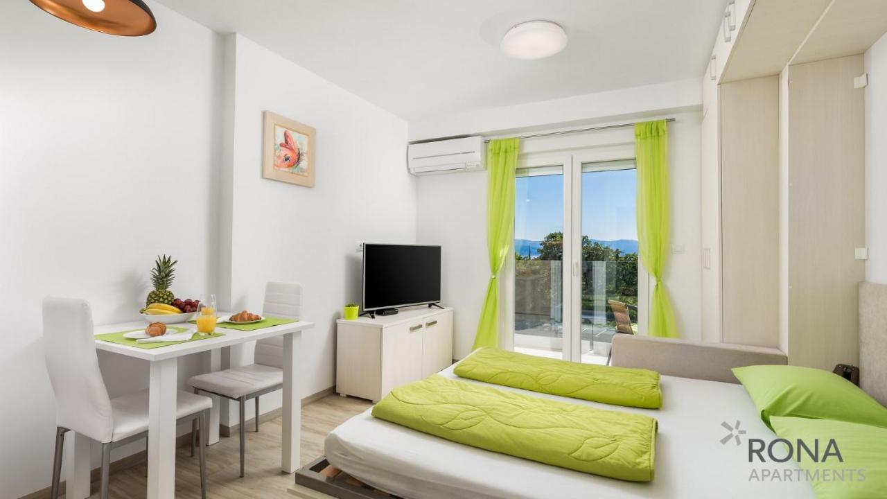 Rona Studio Apartment Tena Ловран Екстер'єр фото